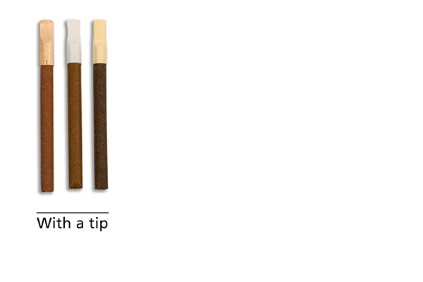 Cigarillos with tips.